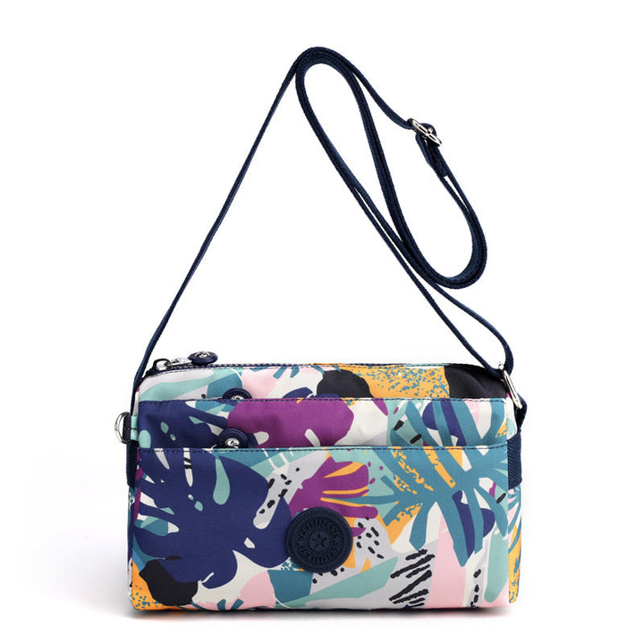 Women's Casual Multi-layer Fashionable Simple Shoulder Bag Made of Nylon | Bowlift