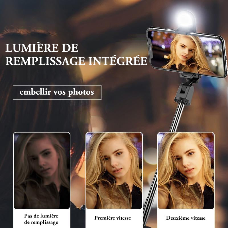 Tripod for selfie stick with Bluetooth remote control | Bowlift