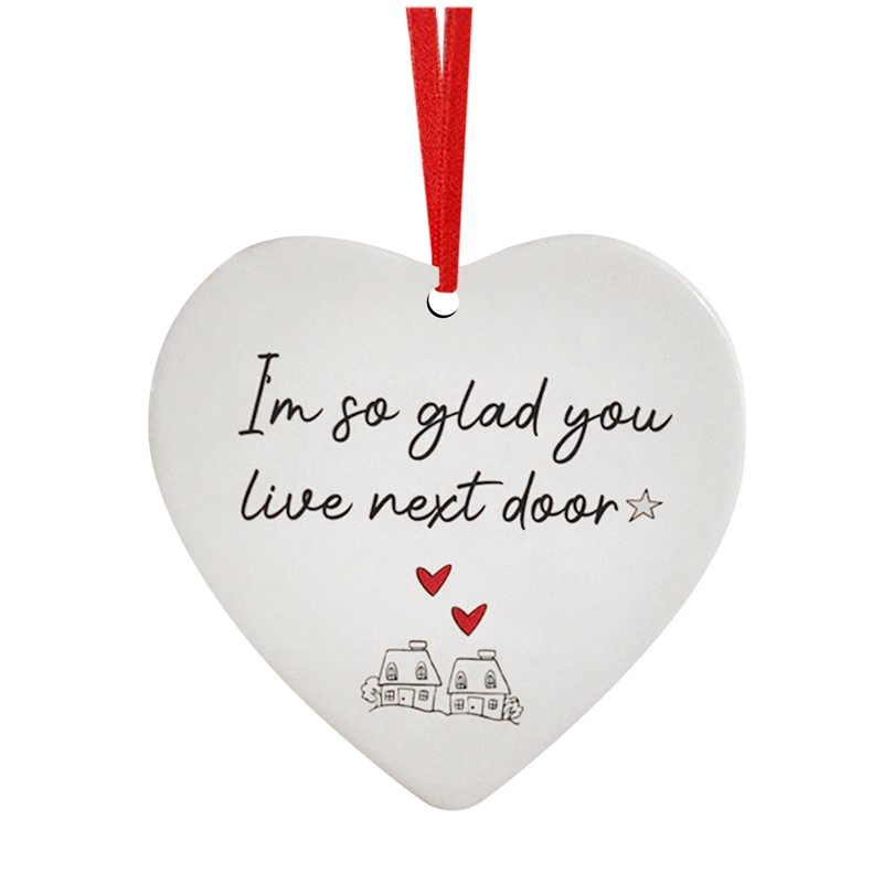 BowLift | Christmas Heart Hanging Ornament