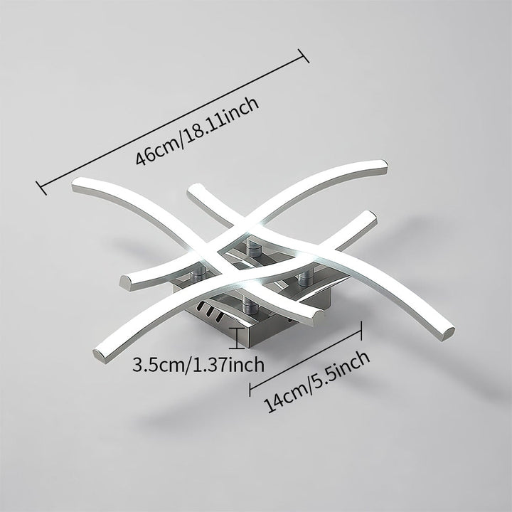 BowLift | LED Ceiling Light Modern Aluminum Flush Fixture
