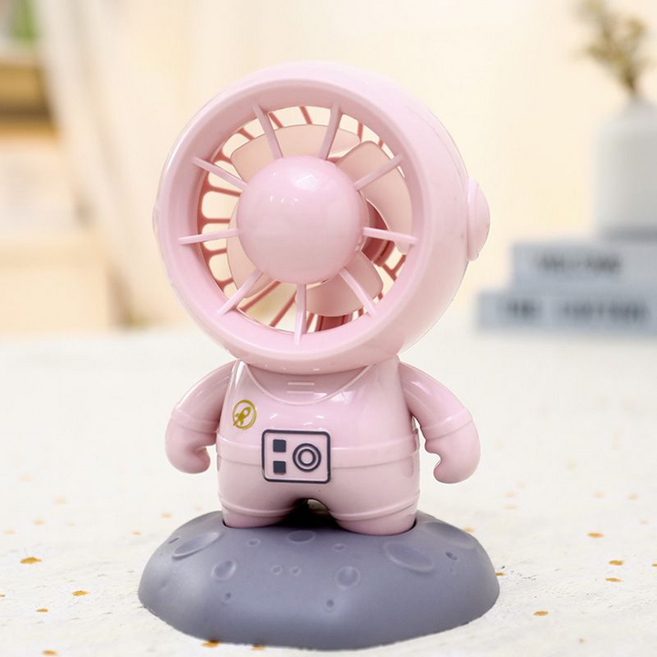 Mini handheld fan, astronaut shape rechargeable handheld fan | Bowlift