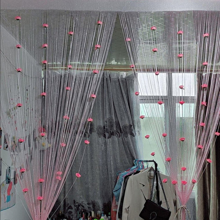 BowLift | Rose Thread Door Curtain