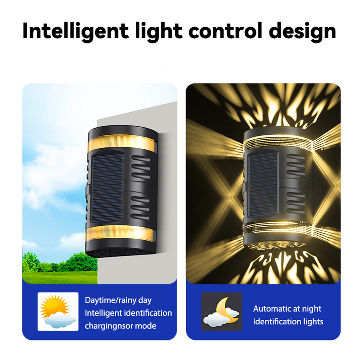 BowLift | Solar lamp with intelligent light control – outdoor wall light with automatic night detection