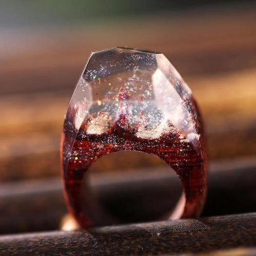 Quanta - Snow Falling Resin Ring | Bowlift