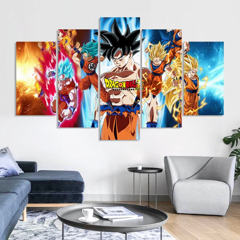 Super Dragon Ball Z - Canvas Wall Art Painting | Bowlift