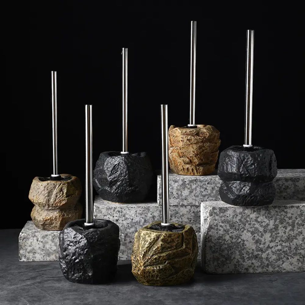 BowLift | Retro Stone Ceramic Toilet Brush
