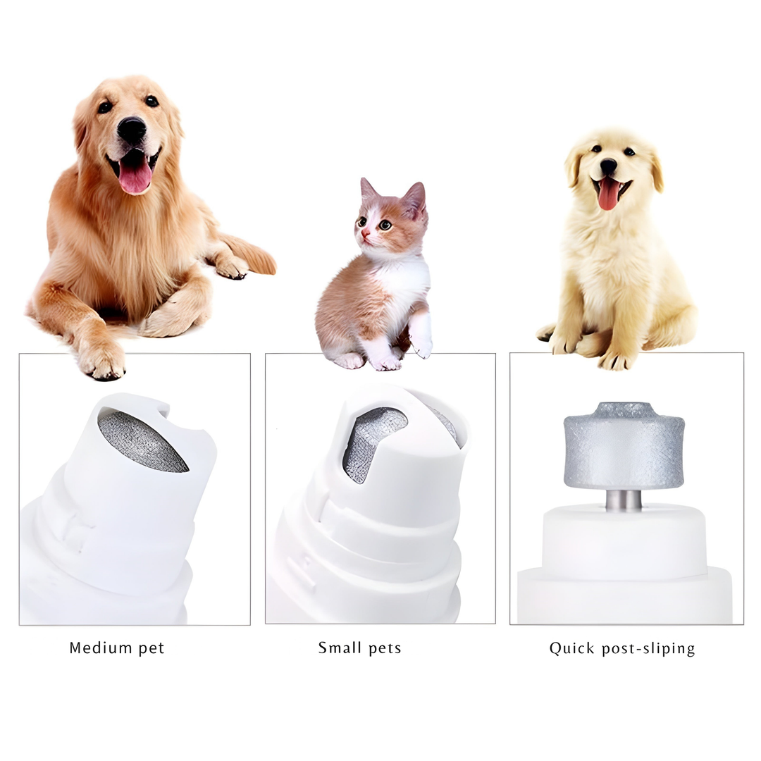 BowLift | Pet Nail Grinder | Quiet & Safe Claw Trimmer | Rechargeable USB Grooming Tool