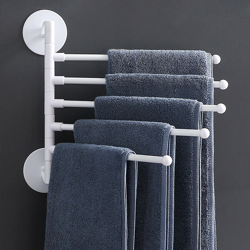 BowLift | Punching-free Rotating Towel Rail