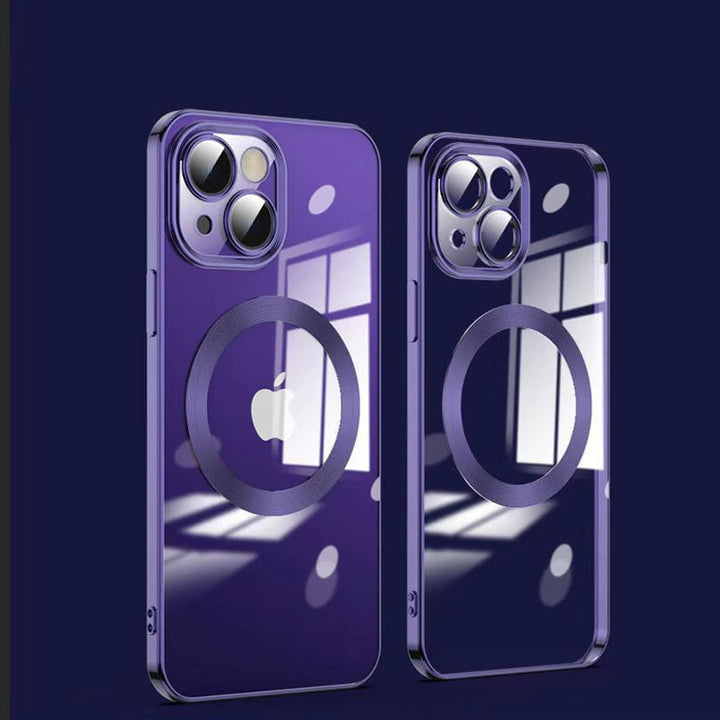 BowLift | Electroplating Wireless Magnetic Charging All-Inclusive Lens Case for iPhone
