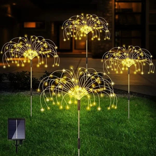 Waterproof Solar Garden Firework Lamp | Bowlift