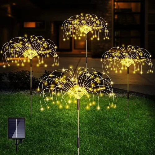 Waterproof Solar Garden Firework Lamp | Bowlift