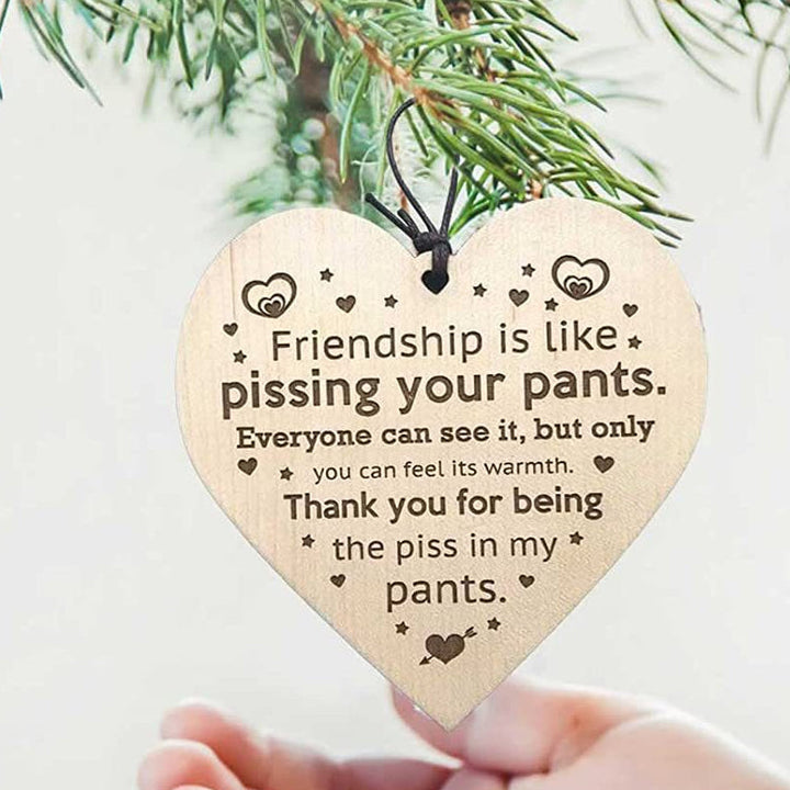 BowLift | Friendship Wood Pendant Christmas Tree Decor