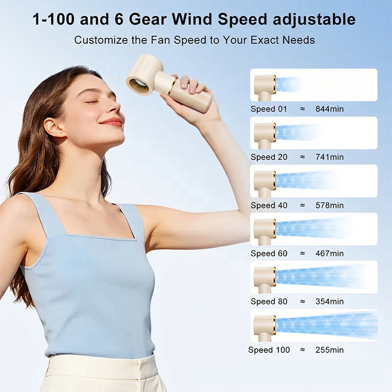 Portable Handheld Rechargeable Personal Cooling Fan | Bowlift