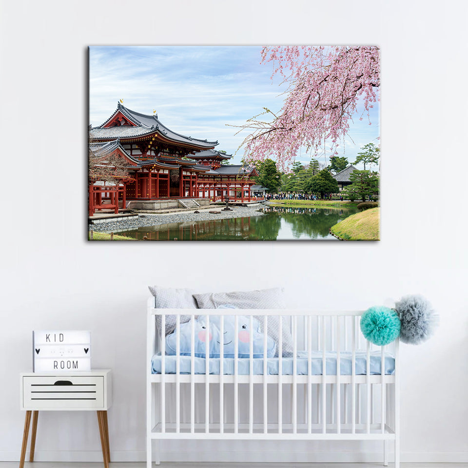 Gorgeous Cherry Blossom - Canvas Wall Art Painting | Bowlift