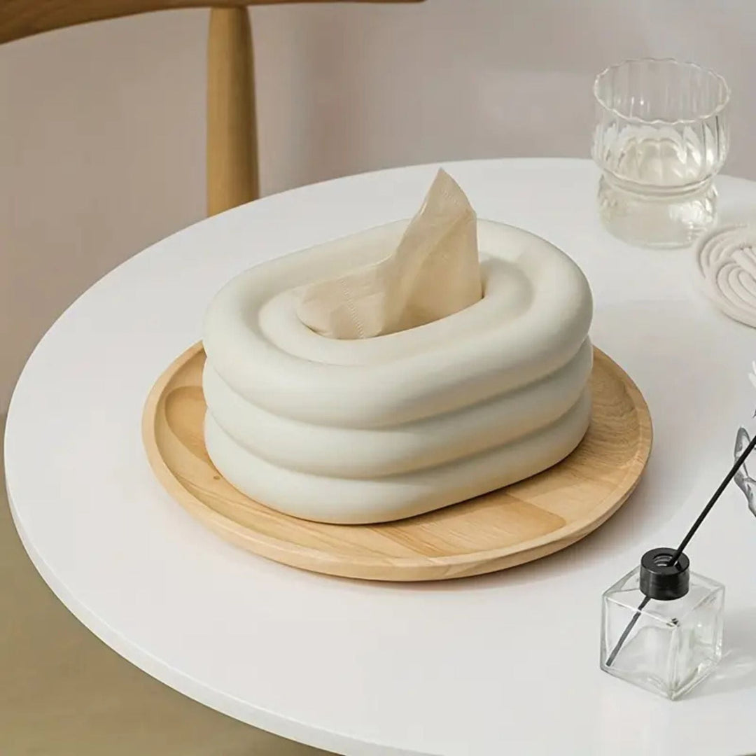 BowLift | Lustre Ceramic Tissue Holder