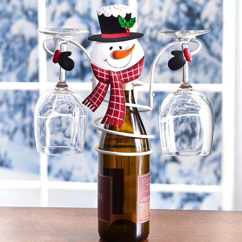 Holiday Wine Bottle & Glass Holders | Bowlift