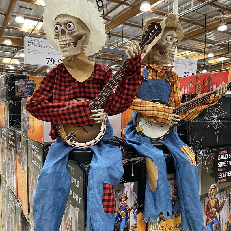 Animated Duel Banjo Skeletons S DrôLes | Bowlift