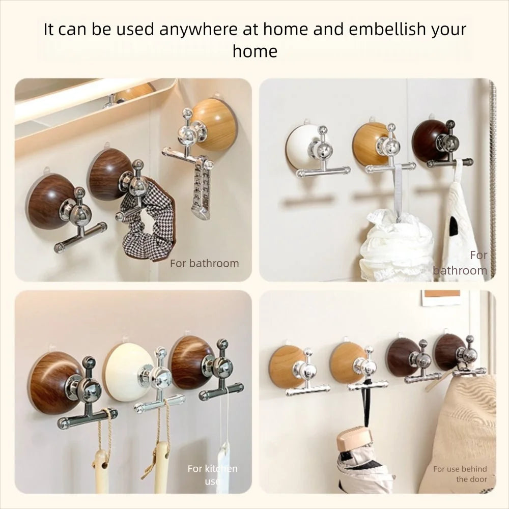 Punch-Free Quick Hang Wall Suction Cup Hook | Bowlift