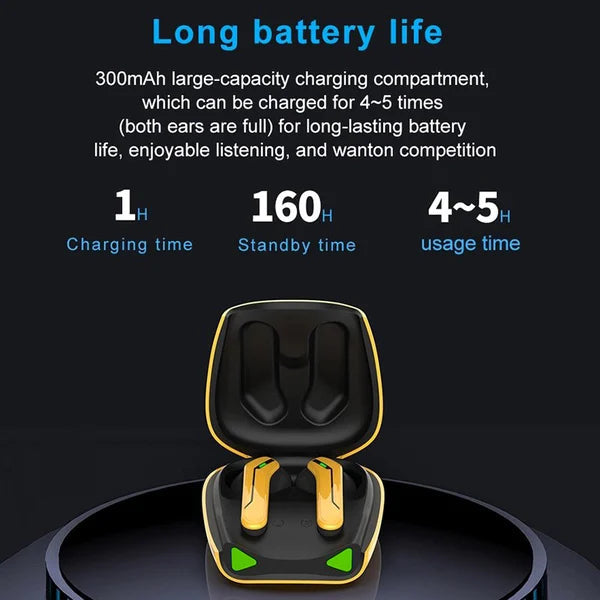 BowLift | Wireless Ultra-Low Latency HI-FI Stereo Sound Noise Cancelling Earbuds
