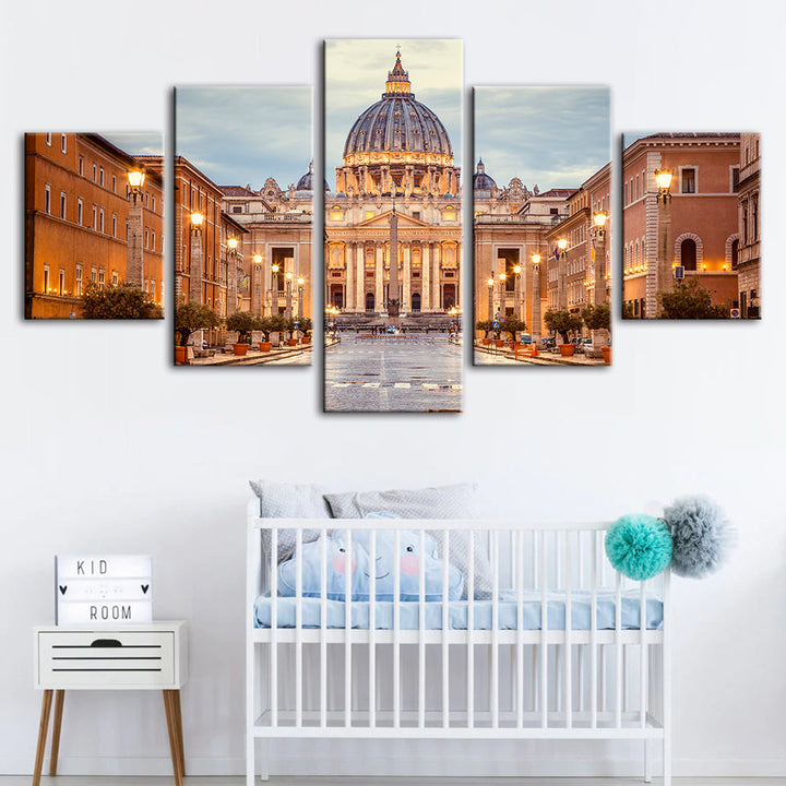 Fresh Palace 5 Piece - Canvas Wall Art Painting | Bowlift