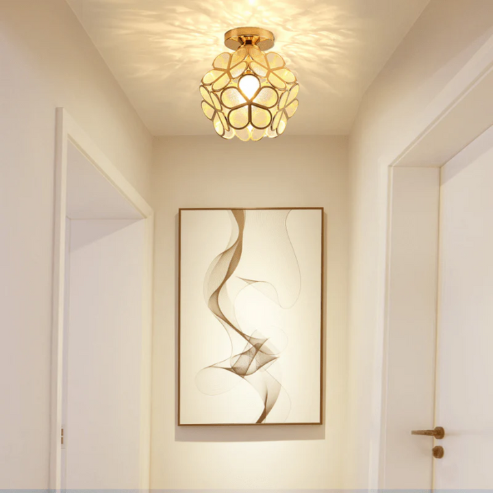 BowLift | Luxury Glass Flower Ceiling Lamp