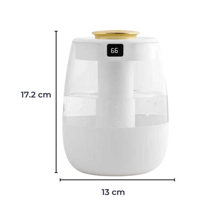 Quiet Night-Light Mode – 1300 ml Tank – Dry Air Relief for Bedroom & Nursery Bowlift