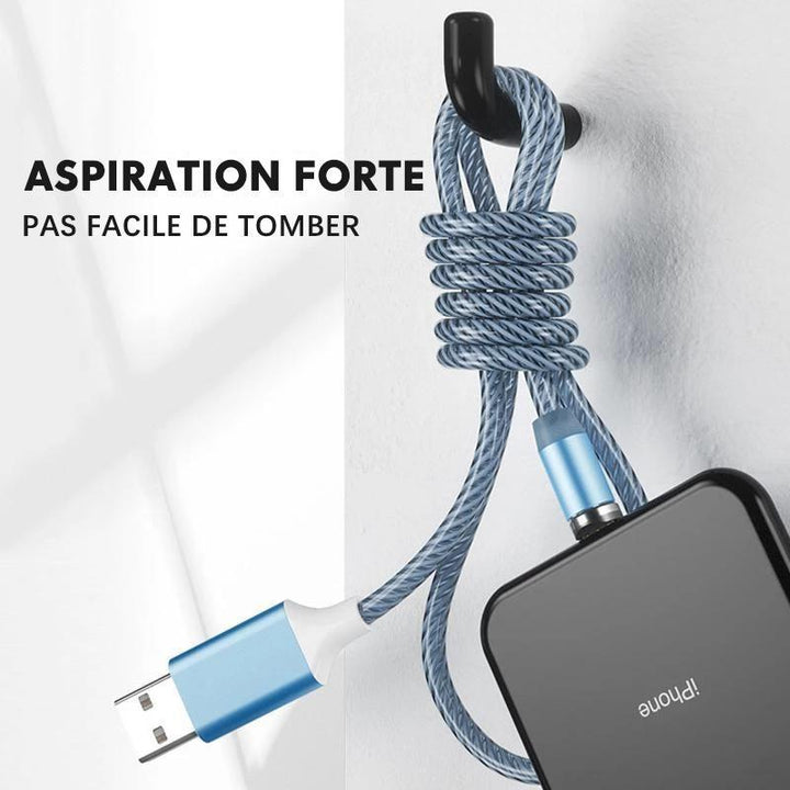 Magnetic USB charging cable with LED | Bowlift