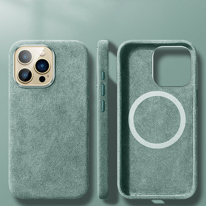BowLift | Italian Alcantara Magnetic Case for Iphone
