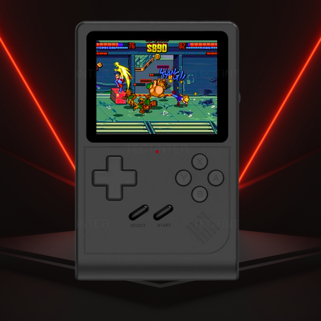 BowLift | Retro Handheld Gaming Console | 400+ Classic Games | Compact & Portable Design | PixelPlay