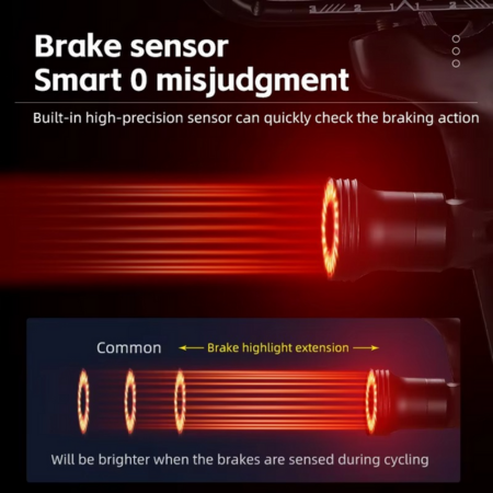 BowLift | Smart Rechargeable Bike Tail Light with Brake Sensing and Waterproof Design