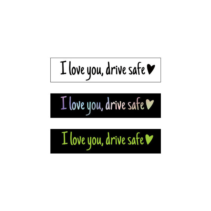 BowLift | I Love You Driving Safe Mirror Sticker