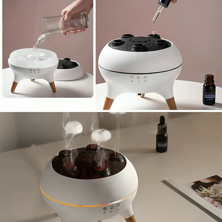 Quiet LED Jellyfish Effect – Remote Control – Relieves Dry Skin & Congestion for Peaceful Sleep & Relaxation Bowlift