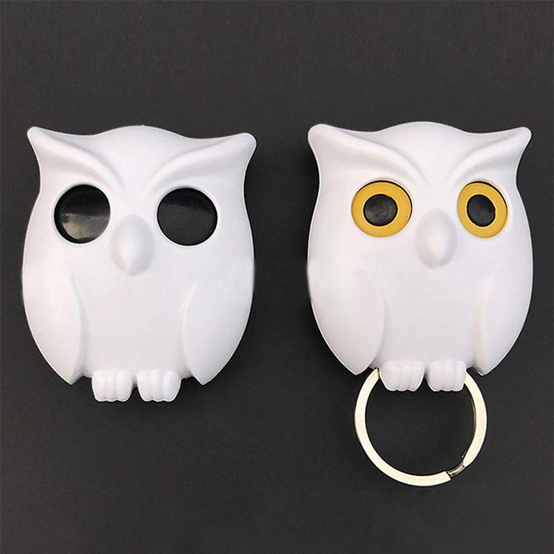 🦉The Key Guard is a Reliable Owl - Cute Night Owl Key Holder with Auto Open Close Eyes | Bowlift