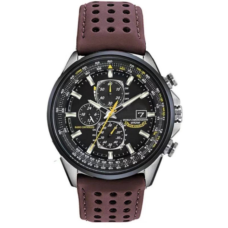 BowLift | Quartz Chronograph Men’s Watch – Waterproof Stainless Steel Wristwatch with Date & Luminous Hands