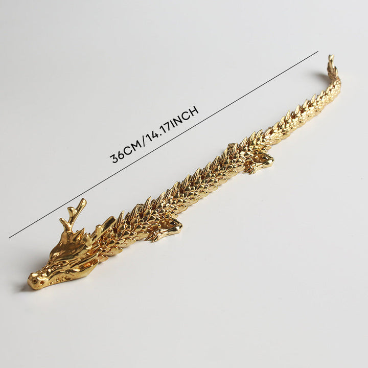 BowLift | Gold Dragon with movable joints
