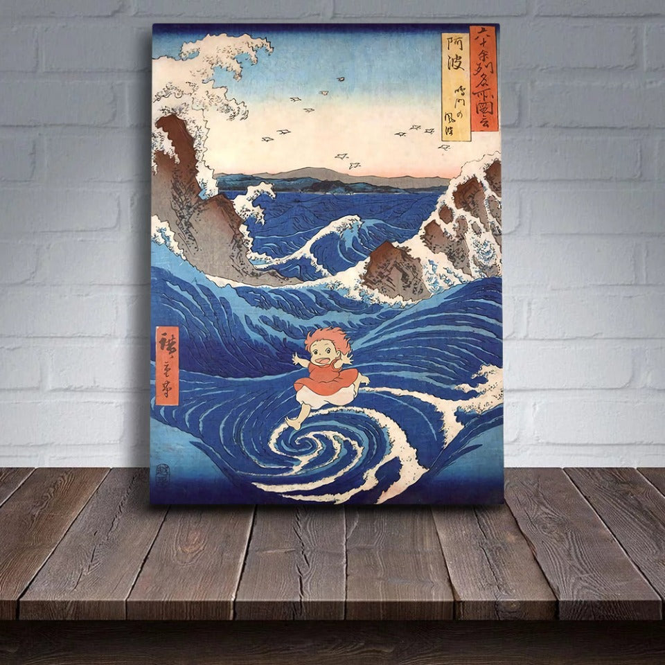 Running On Water - Canvas Wall Art Painting | Bowlift