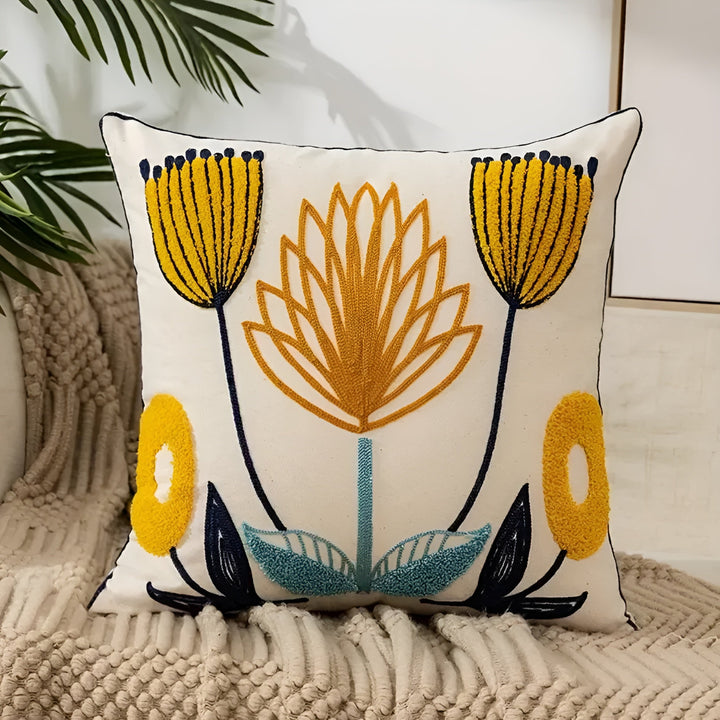 Flower Cushion Cover Decorative – Soft and ComfortaBowlifte | Stylish Living Room Decoration | Bowlift