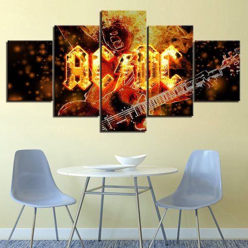 ACDC - Canvas Wall Art Painting | Bowlift