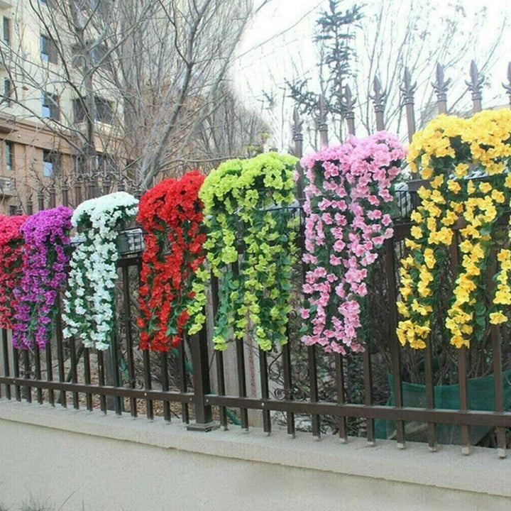 Vivid Artificial Hanging Orchid Bunch | Bowlift