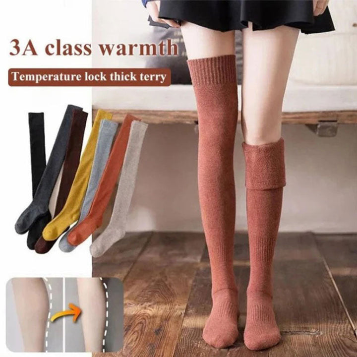BowLift | Plush mid-high stockings