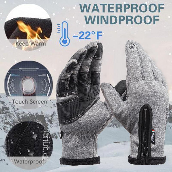 Unisex Winter Warm Waterproof Touchscreen Gloves | Bowlift