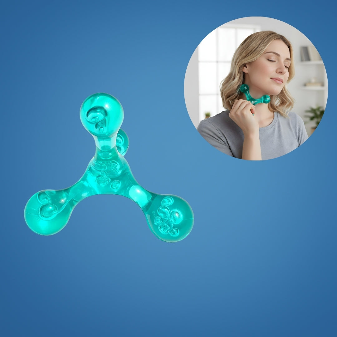 Deep Tissue Pain Relief – Compact Handheld – Relieves Knots & Tension in Back, Neck, Legs Bowlift