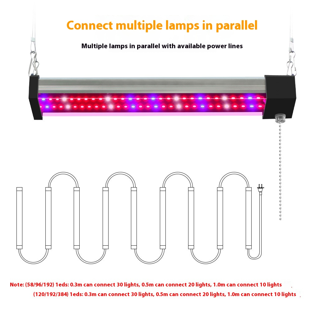 BowLift | LED plant lamp with full spectrum lighting and pull switch for optimal plant growth