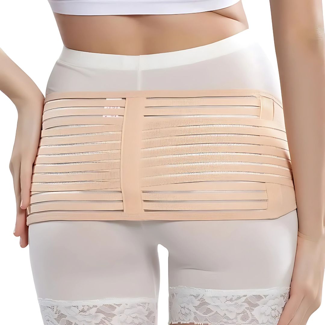 Postpartum Recovery Support – Breathable Fabric – Relieves Pelvic & Back Pain for New Mothers Bowlift