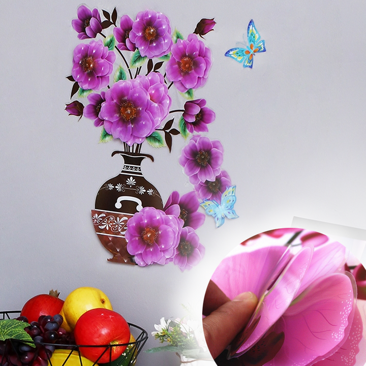 BowLift | 3D Vase Wall Sticker