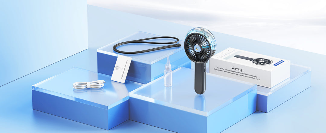 Portable Misting Fan - 180° Foldable | Bowlift
