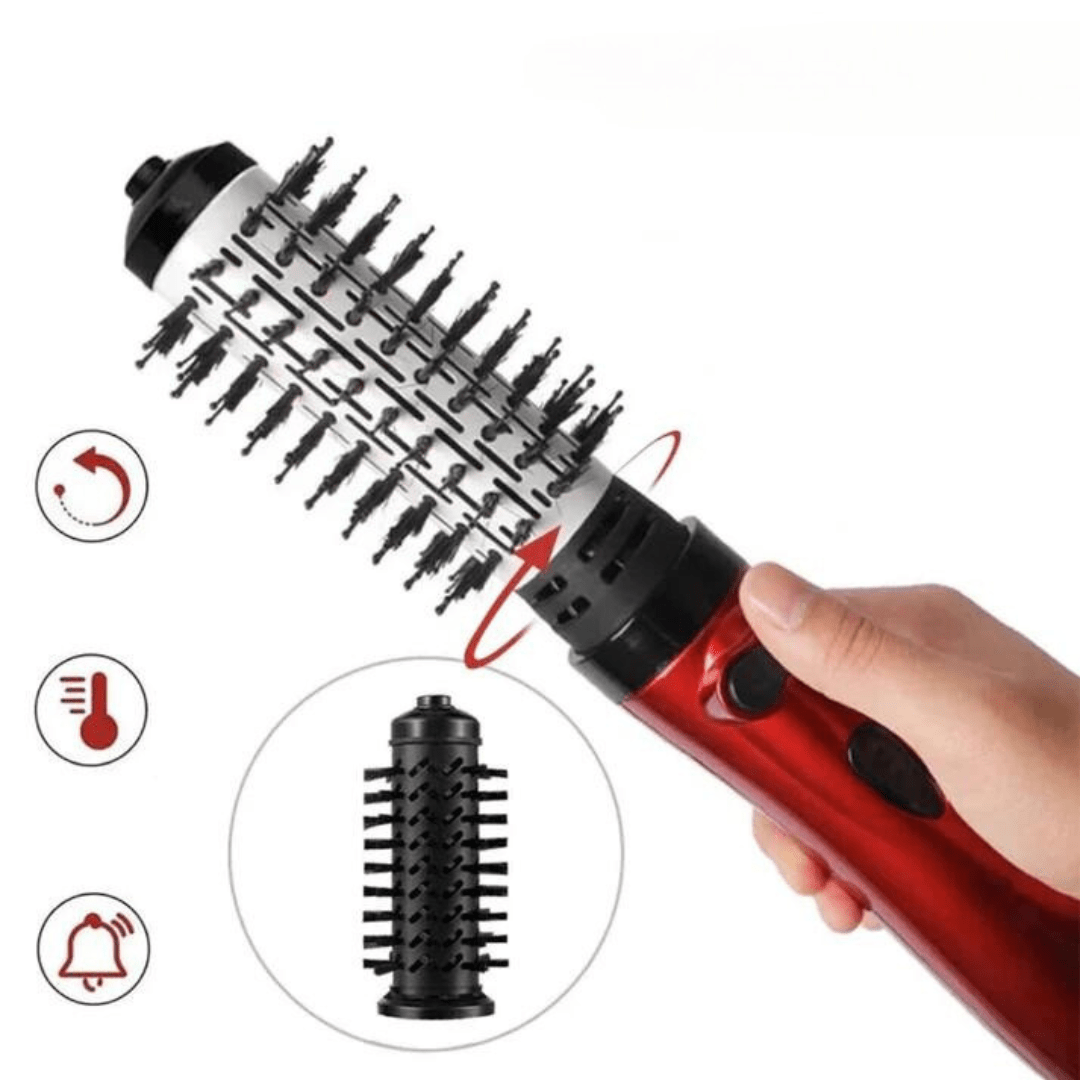 BowLift | 3-in-1 electric hair styler with hairdryer, brush & curling iron function