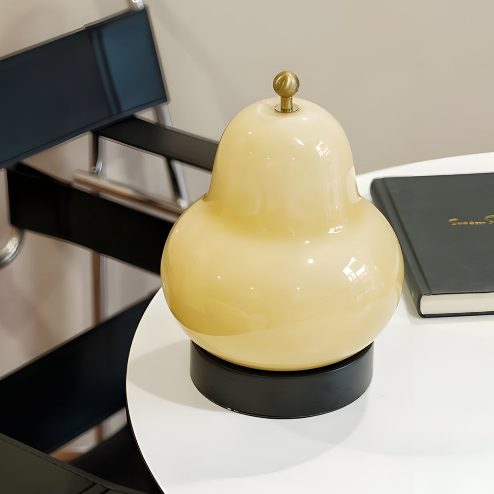 BowLift | Elegant USB Pear-Shaped Table Lamp with Dimmable LED
