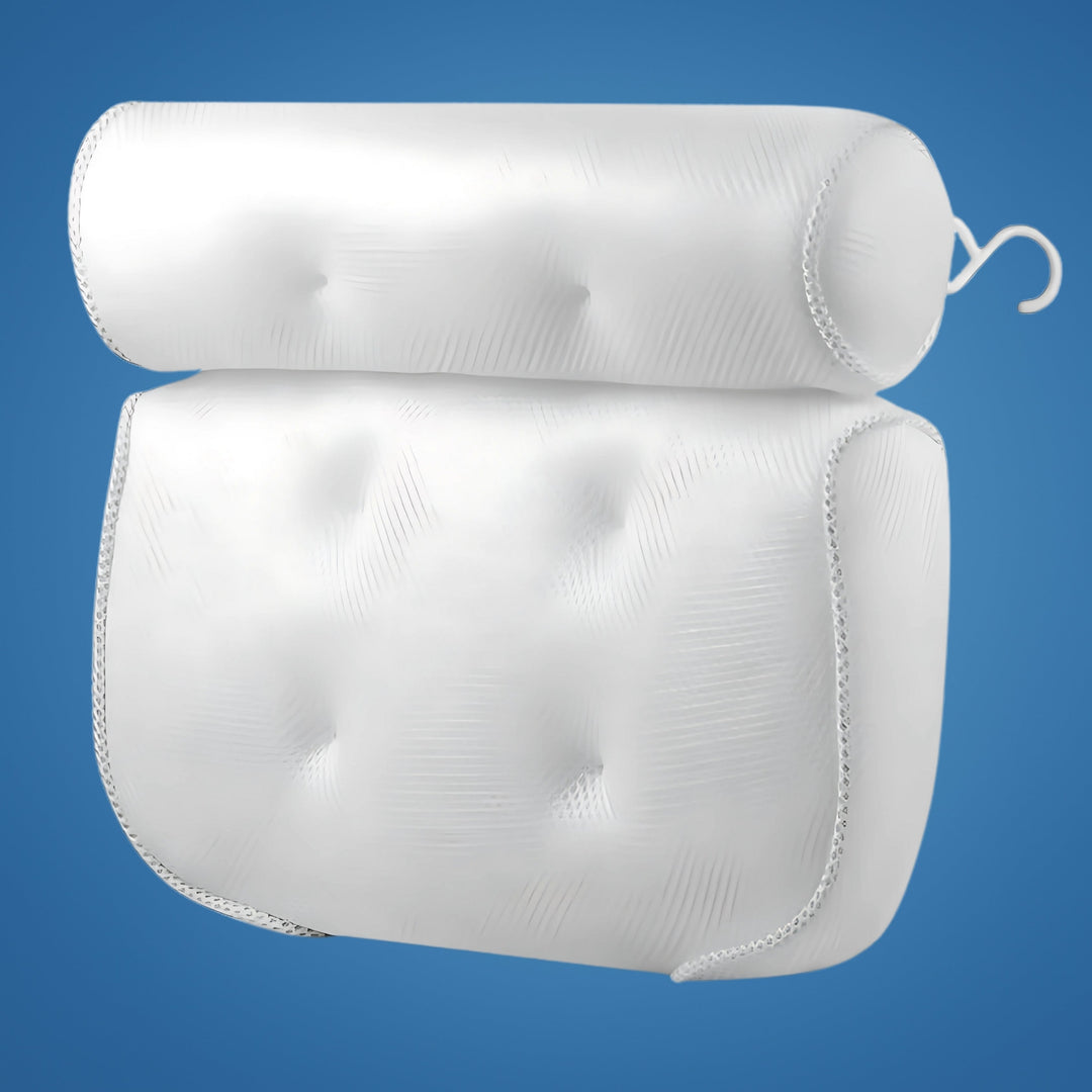BowLift | SoakUp Bath Pillows UK – Neck & Head Support Cushion – Non-Slip – Soft & Comfortable – Fits All Bathtubs – Enhances Relaxation
