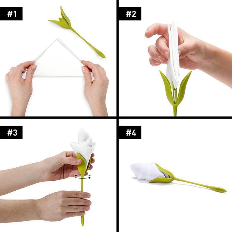 BowLift | Bloom Napkin Holder for Tables (4 Pieces)